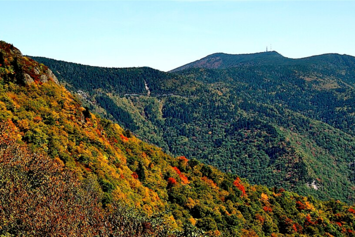 Mount Mitchell from Blue Ridge Parkway