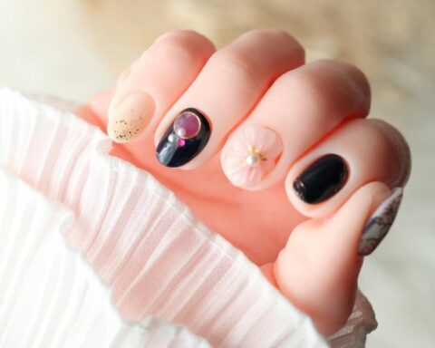 Representative Image. Plastic Waste Nail Art.