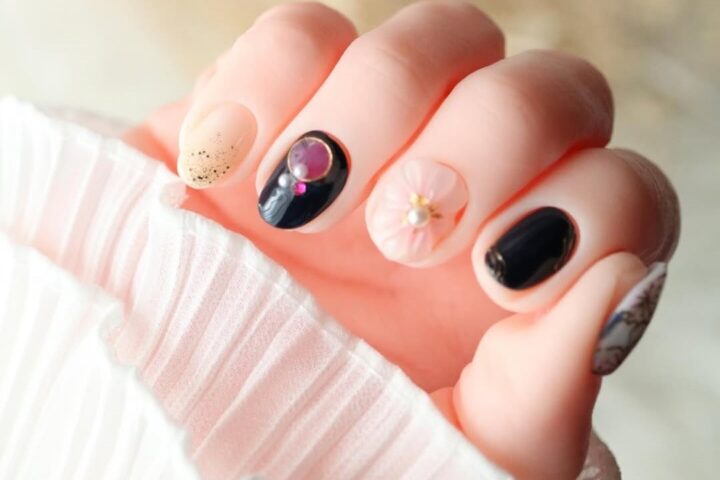 Plastic Waste Nail Art.