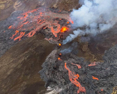 Volcano Eruption in Iceland. Photo Source: @RUVohf (X formerly Twitter)