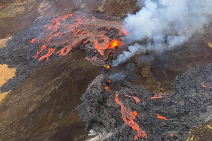 Volcano Eruption in Iceland. Photo Source: @RUVohf (X formerly Twitter)