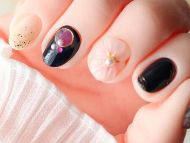 Plastic Waste Nail Art.