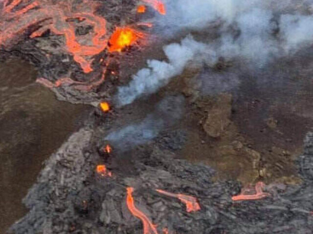 Volcano Eruption in Iceland. Photo Source: @RUVohf (X formerly Twitter)