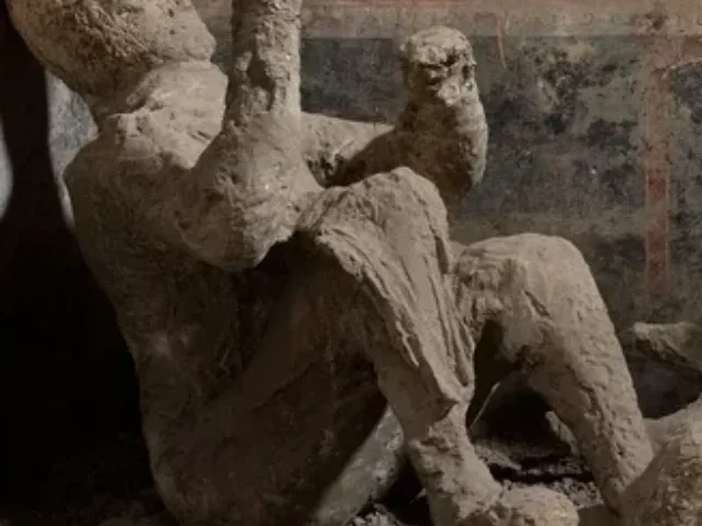 Group of casts from the House of the Golden Bracelet. Casts no. 50-51-52, date of creation 1974. Photo Source: courtesy of Archaeological Park of Pompeii.