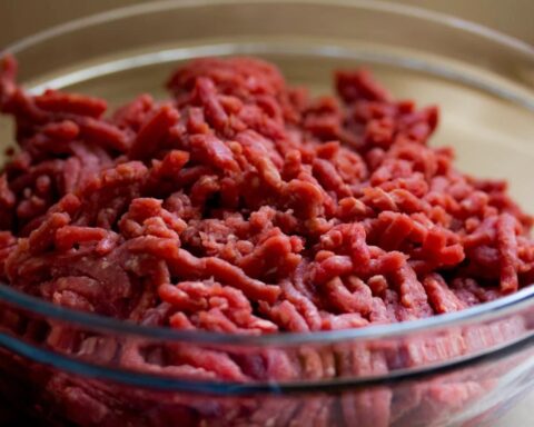 Representative Image. Grind Meat in a Glass Bowl. Photo Source: Angele J (Pexels)