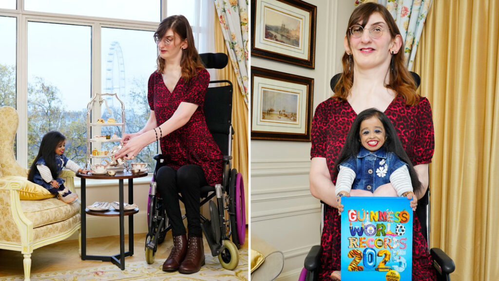 World’s Tallest and Shortest Women Meet for Historic 152 cm Difference