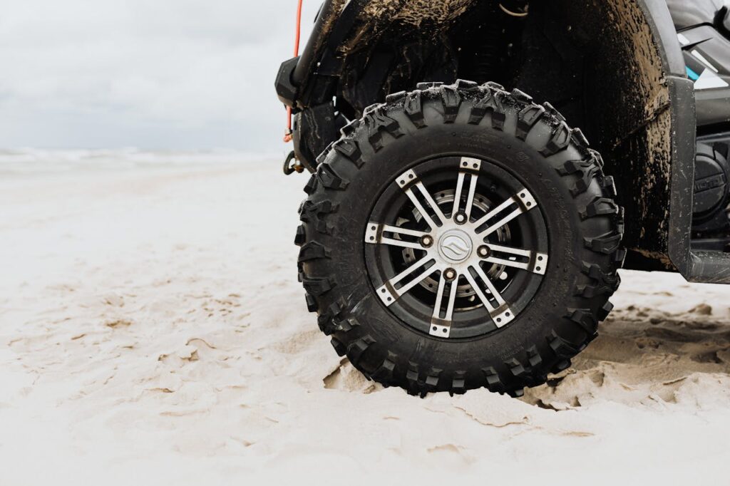 Representative Image. Black Tire on a Vehicle. Photo Source: Kaboompics (Pexels)