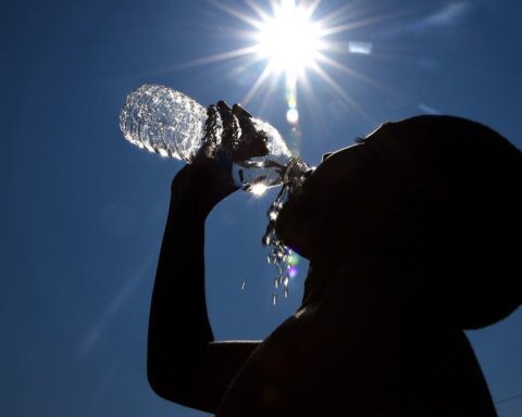 Representative Image. Summer weather can be unpredictable. Increasing water intake can help people avoid heat exhaustion when working or playing outdoors. Photo Source: Roland Schedel (U.S Army)