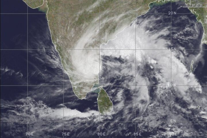 Cyclone Storm Fenjal, Photo Source: @jnmet (X Formerly Twitter)