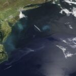 Watersheds on the U.S. Eastern Seaboard will be among the areas most affected by underground saltwater intrusion by the year 2100 due to sea level rise and changes in groundwater supplies, according to a NASA-DOD study. NASA’s Terra satellite captured this image on April 21, 2023. Credit: NASA