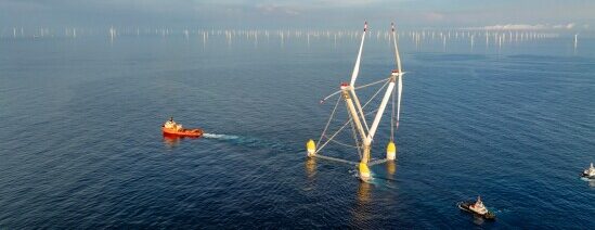 Mingyang’s OceanX arrives at Yangjiang Qingzhou IV Offshore Wind Farm Yangjiang, Guangdong Province, China.