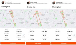 Toronto Runner Turns 121 Runs, 700 KM Into 25 Million-View GPS Animation