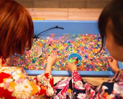 Representative Image. Crop unrecognizable girl washing fishbowl beads in basin. Photo Source: Ryutaro Tsukata (Pexels)