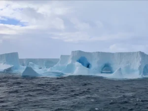 Representative Image. Colossal iceberg A23a resumes movement after being temporarily trapped in oceanic vortex. Photo Source: British Antarctic Survey