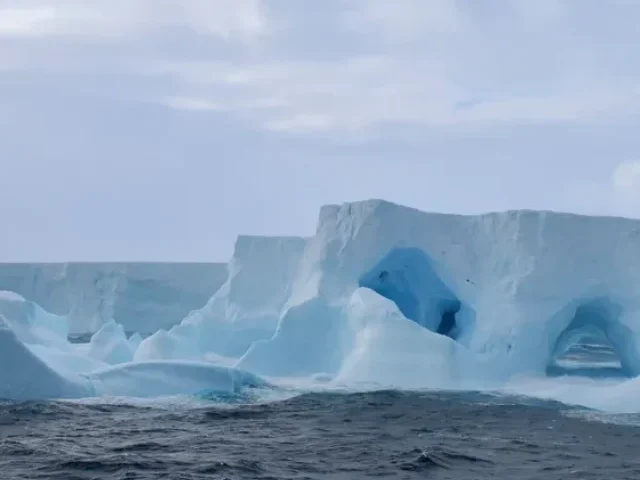 Representative Image. Colossal iceberg A23a resumes movement after being temporarily trapped in oceanic vortex. Photo Source: British Antarctic Survey