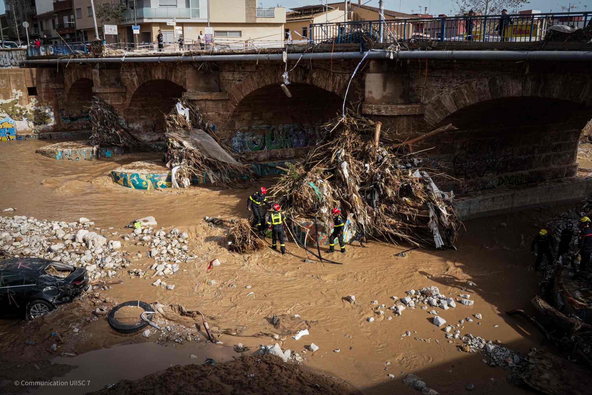 Over 150 team members and 60 vehicles worked tirelessly with Spanish authorities to clear debris, pump water, and help communities recover.