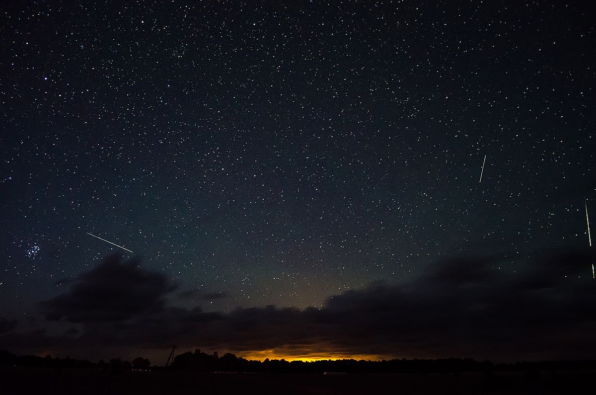 Representative Image. Meteor shower in Estonia in 2016. Photo Source: Kristian Pikner (CC BY-SA 4.0)