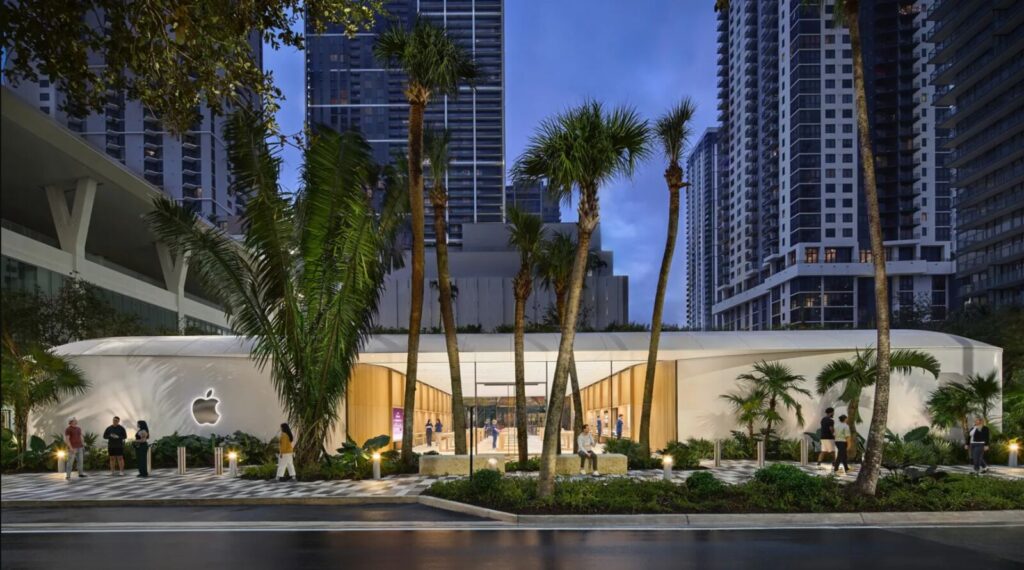 Apple New Worldcenter Store in Miami. Photo Source: Apple