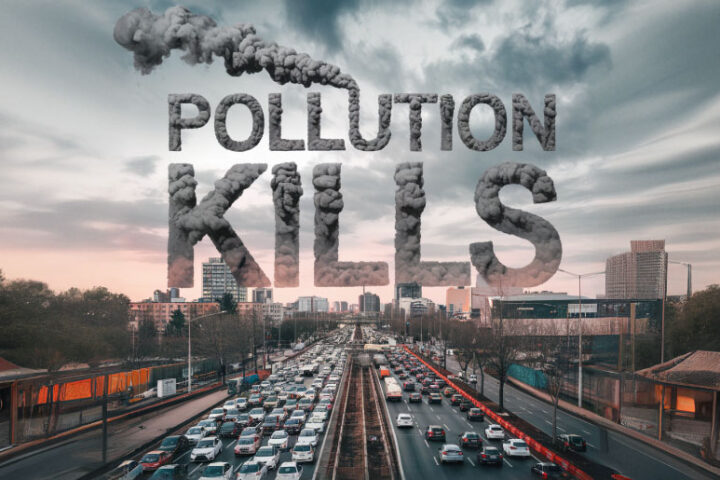 Artwork for Air Pollution. Photo Credits: Rahul Somwanshi