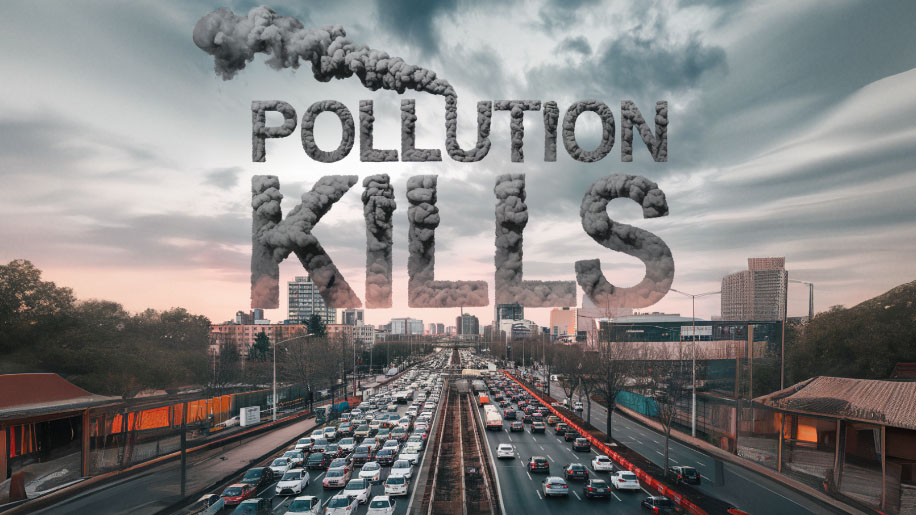 Artwork for Air Pollution. Photo Credits: Rahul Somwanshi