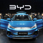 Representative Image. Journalists take interest in BYD’s Atto 3 at an event in Incheon, South Korea, on Jan. 16.