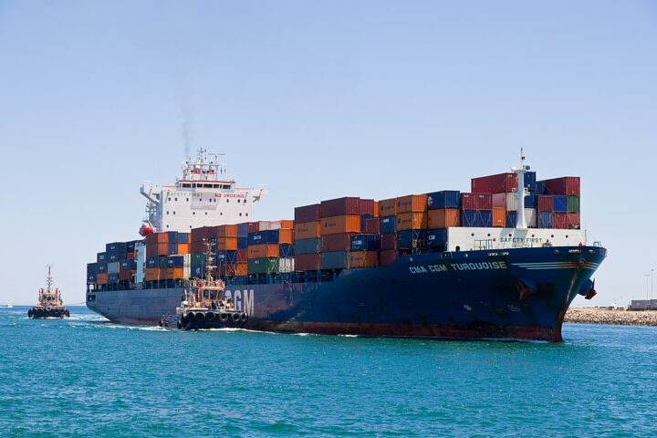 Representative Image. Container ship transporting cargo in harbor.. Photo Source: Gnangarra (CC BY 2.5 AU)