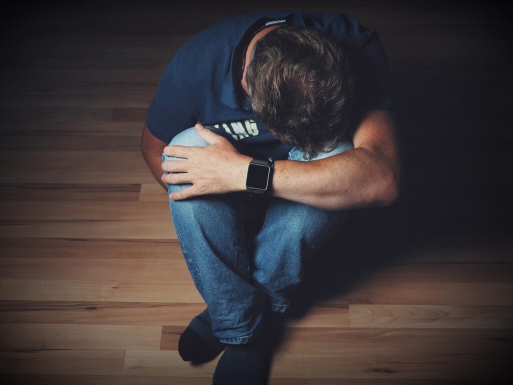 Representative Image. Depressed Man. Photo Source: HolgersFotografie (Pixabay)