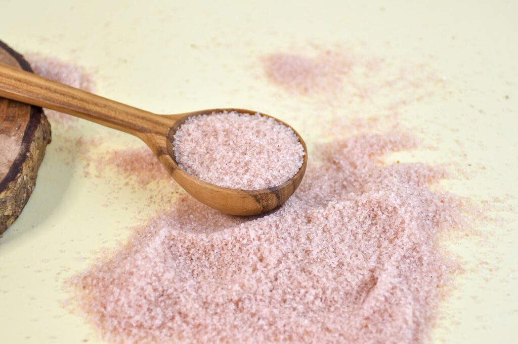 Representative Image. Wooden Spoon with Himalayan Salt. Photo Source: Nuha Suffanah (Pexels)