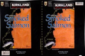 Imported Smoked Salmon. Photo Source: Costco business center