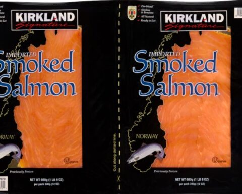 Imported Smoked Salmon. Photo Source: Costco business center