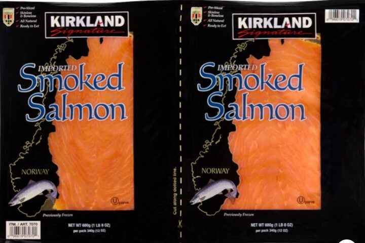 Imported Smoked Salmon. Photo Source: Costco business center