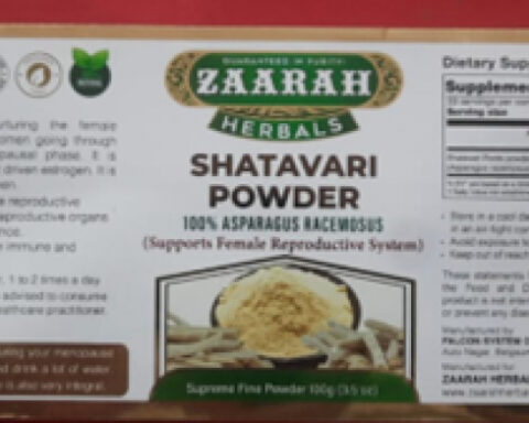 Zaarah Herbals Shatavari Powder Recalled for Lead, Photo Source: US food and drug administration