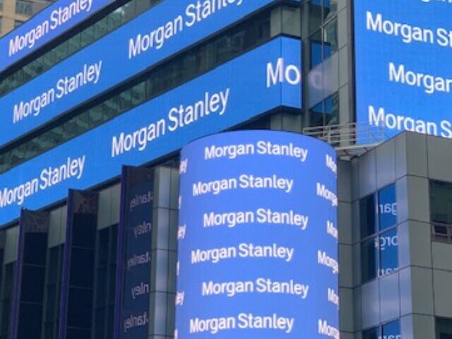 Representative Image. Morgan Stanley's global headquarters in Times Square, New York. Photo Source: Wikimedia Commons (CC BY-SA 4.0)