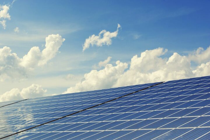 blue solar panel board , photo taken from pexels