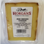 A packaged block of Irish smoked cheddar cheese from the brand Horgans. Photo Source - FSA