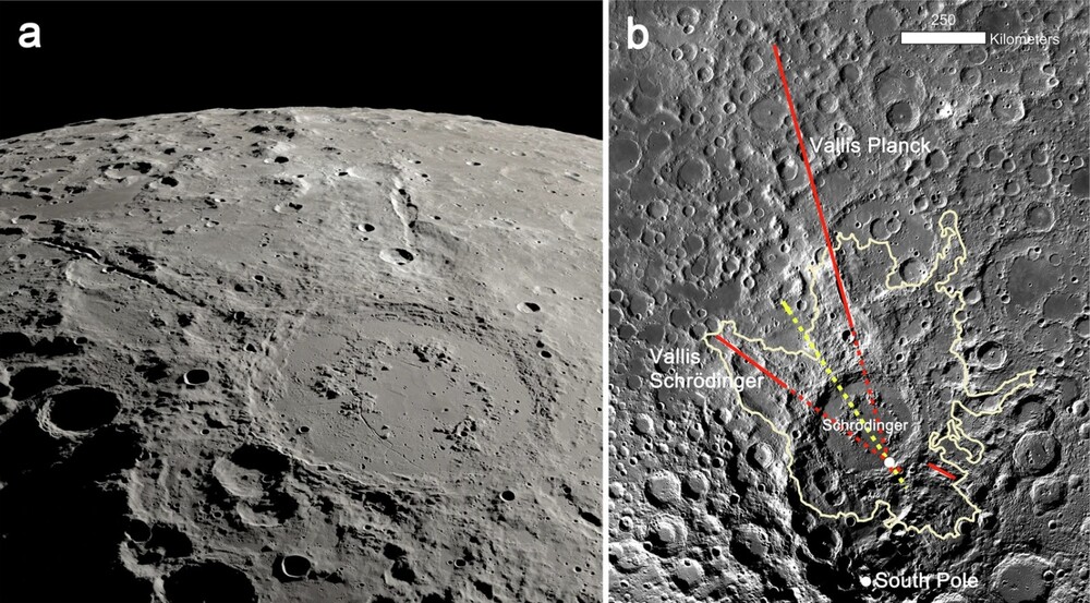 Grand canyons on the Moon Photo Source: Nature Communications