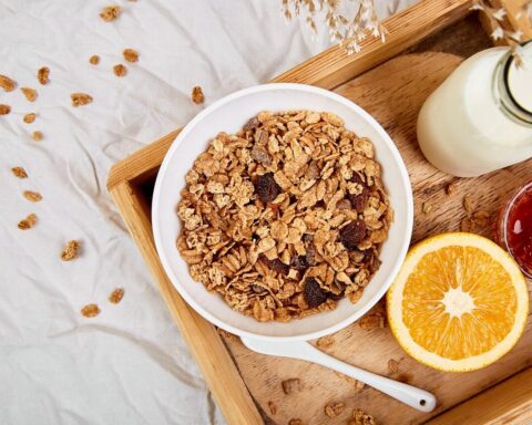 Representative image: Healthy breakfast muesli, milk, orange, and honey on a tray. Photo Source: Pixabay.com.