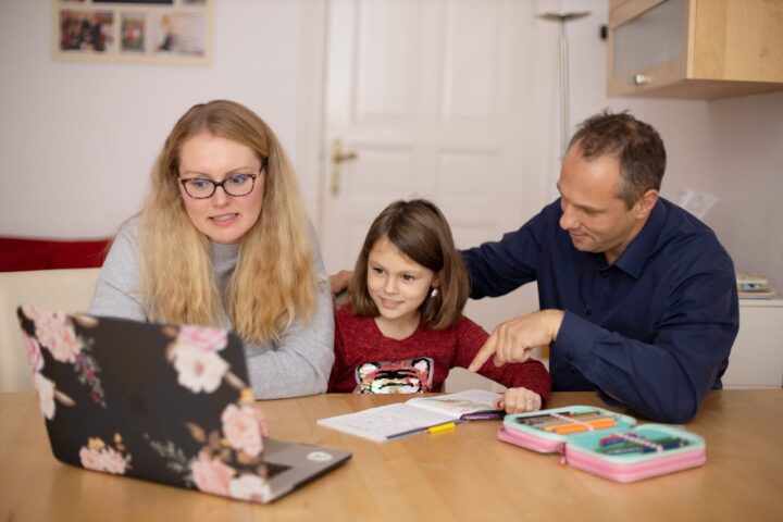 Representative image. Parents Helping Their Daughter with Home Schooling. Photo Source: Sofatutor (Pexels).