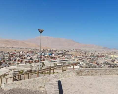 A panoramic view of a town or city situated in a desert-like environment. Photo Source - EurekAlert