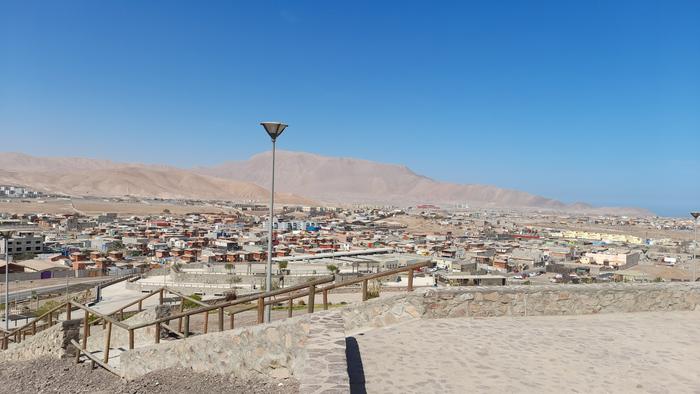 A panoramic view of a town or city situated in a desert-like environment. Photo Source - EurekAlert