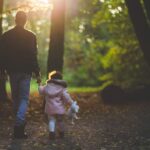 Father Daughter Forest Walk. Photo Source: negativespace