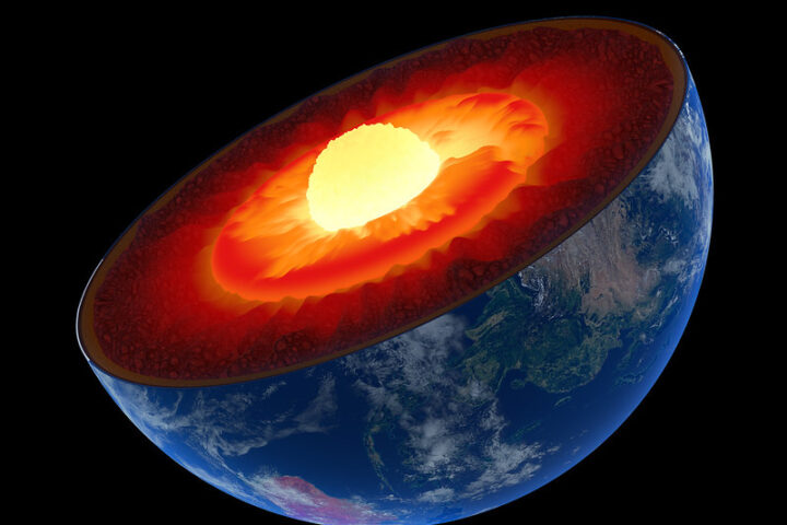 Representative image. Earth inner core. photo source: Argonne National Laboratory (CC BY-NC-SA 2.0)