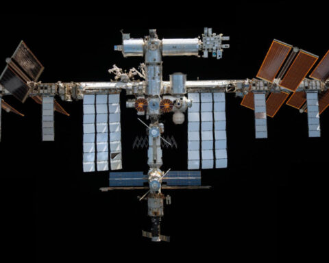 Representative Image: International Space Station (ISS) against the blackness of space. It features large solar panels, various interconnected modules, and docking ports for spacecraft. Photo Source: (nasa.gov)