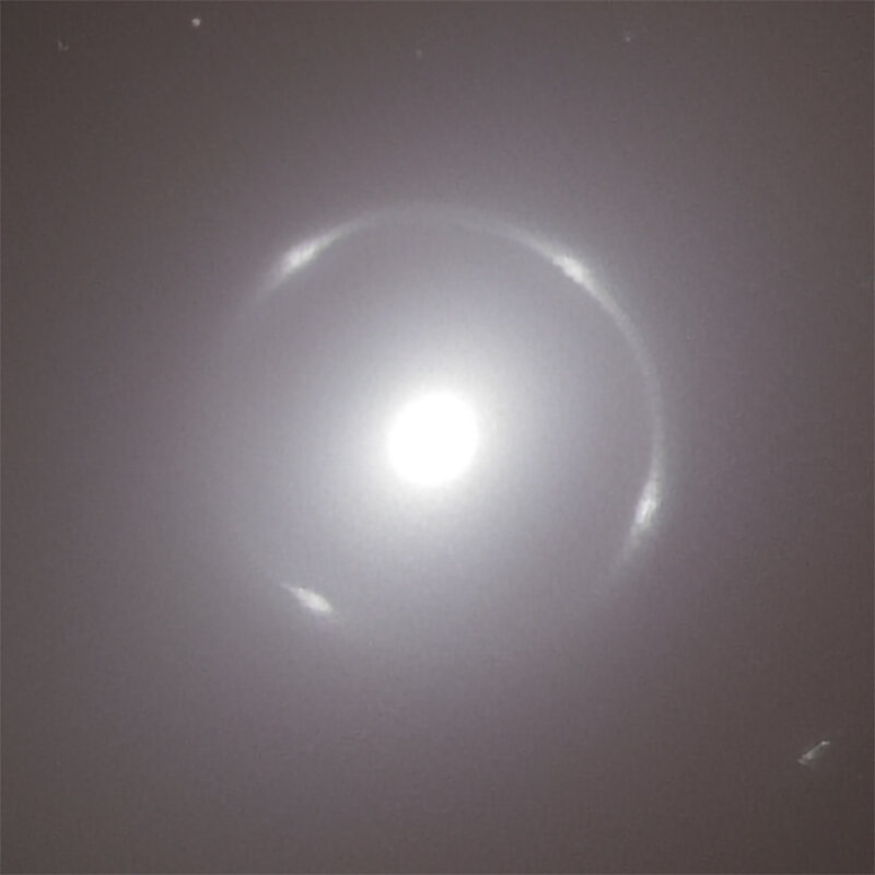 Close up of the Einstein Ring around galaxy NGC 6505. Photo Source - European Space Agency (CC BY-SA 3.0)