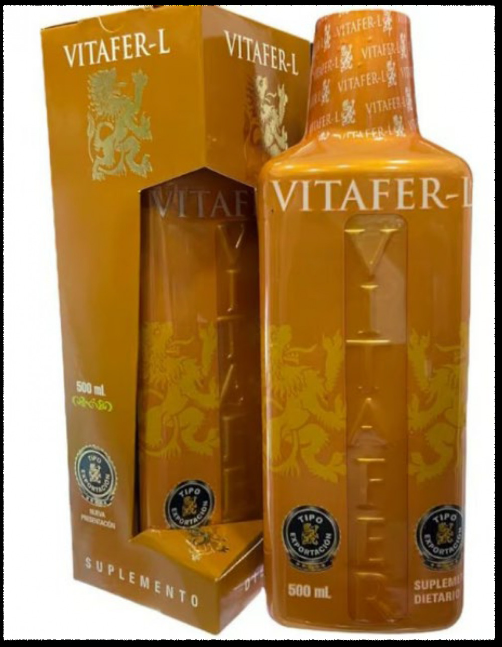 A bottle and packaging of a dietary supplement named "Vitafer-L. Photo Source: FDA U.S. Food and Drug administration