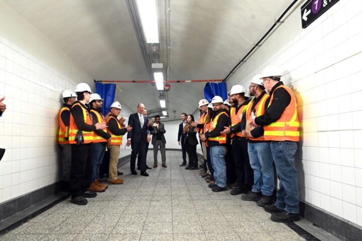 Opening of New Flushing Line Passageway at Grand Central Terminal.