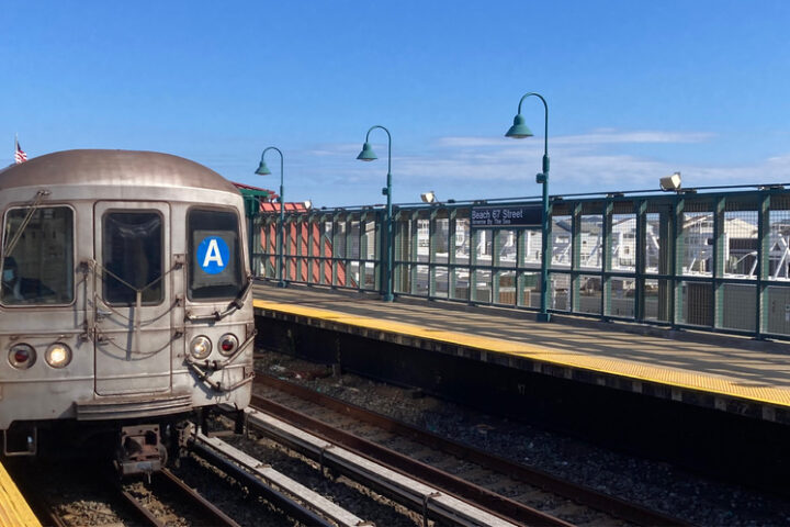 Subway Trains with Sensors and Leverages Cloud.