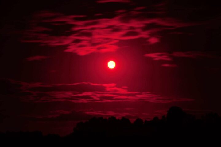 Representative Image: Blood moon. Photo Source: