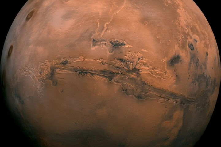 Mars.Photo Source : The European Space Agency