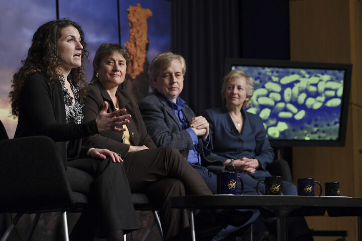 Representative Image. Felisa Wolfe-Simon, a lead researcher and NASA astrobiology research fellow– speaks during a press conference. Photo Source - NASA HQ Photo (CC BY-NC-ND 2.0)